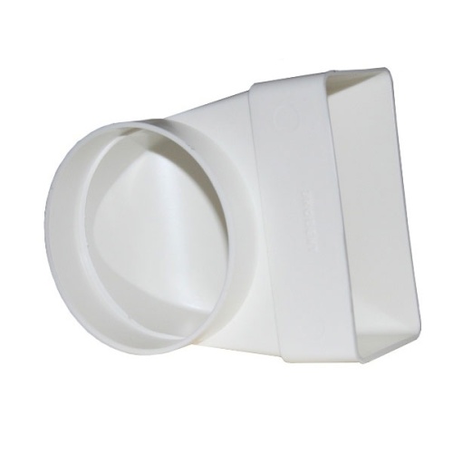 Переход ПВХ с поворотом на 90гр.(125/220х90)