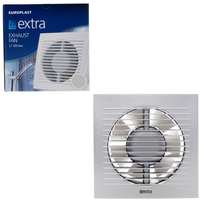 Вытяжной вентилятор Europlast EE125S серебро