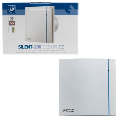 Вентилятор вытяжной бесшумный Soler Palau SILENT-200 CZ DESIGN 3C