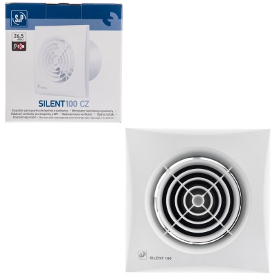 Вентилятор вытяжной 100 мм Soler Palau SILENT-100 CZ
