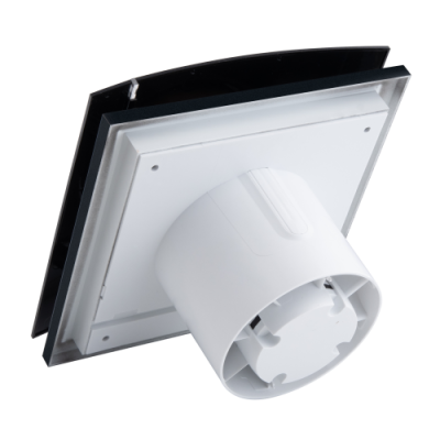 Вентилятор с обратным клапаном Soler Palau SILENT-100 CRZ MATT BLACK DESIGN 4C