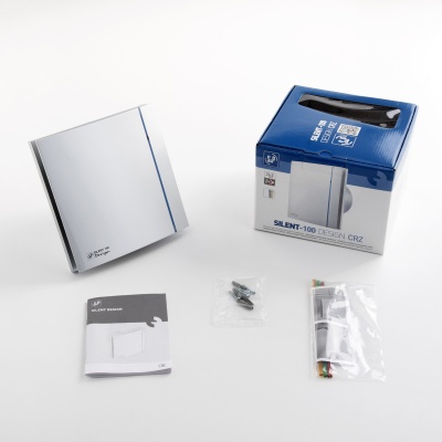 Вентилятор с обратным клапаном Soler Palau SILENT-100 CRZ SILVER DESIGN 3C