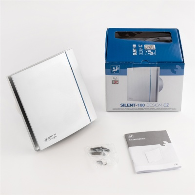 Накладной вентилятор Soler Palau SILENT-100 CZ SILVER DESIGN  Накладной вентилятор Soler Palau SILENT-100 CZ SILVER DESIGN