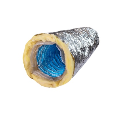 Воздуховод утепленный гибкий антибактериальный AFS SONOAFS ALU Hygiene (102 мм/10 м)