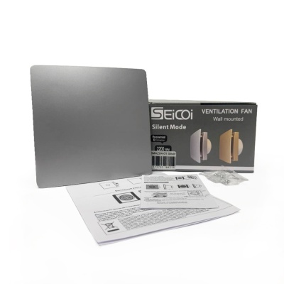 Вытяжной вентилятор Seicoi Floxy Design 100 Silver (SMAZ04-01 silver) Вытяжной вентилятор Seicoi Floxy Design 100 Silver (SMAZ04-01 silver)