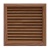 Деревянная вентиляционная решетка, тик 172x172 Деревянная вентиляционная решетка, тик 172x172