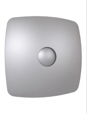 Вентилятор серого цвета накладной ЭРА RIO 5C Gray metal