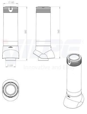110P/IS/500 Вентиляционный выход канализации, RR11