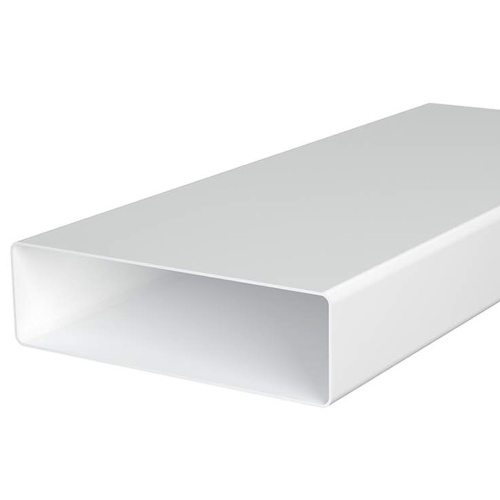 Воздуховод плоский пластиковый ЭРА 620ВП1,5 (204х60 мм/1,5 м)