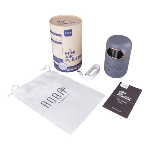 Мини-очиститель воздуха ROBA-01, grey Мини-очиститель воздуха ROBA-01, grey