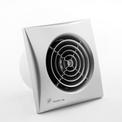 Вентилятор с обратным клапаном Soler Palau SILENT-100 CZ SILVER
