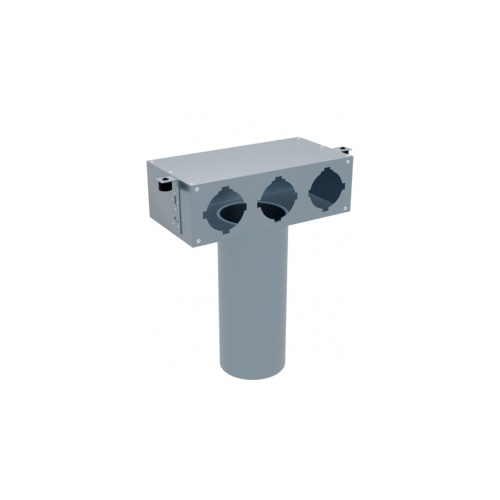 Вентиляционный потолочный пленум Flexag PCP-125/90x3, D125, на 3 выxода, L=300 мм