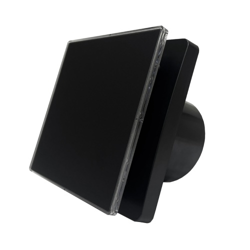 Накладной вентилятор Seicoi SNAD04-01D Matt black glass