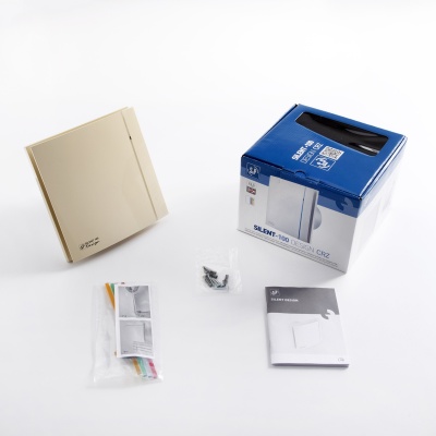 Вентилятор с обратным клапаном Soler Palau SILENT-100 CRZ IVORY DESIGN 4C