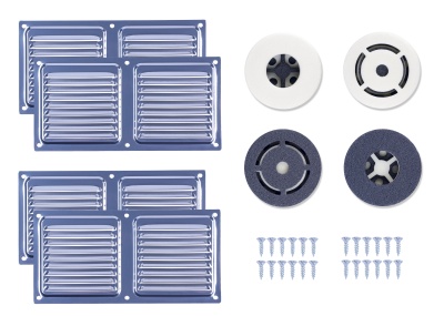Вентиляционный клапан ДомВент ДверВент коричневый
