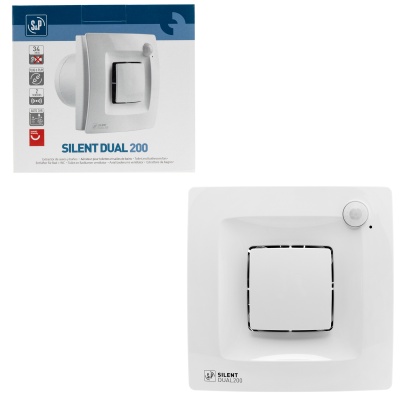 Вытяжной вентилятор Soler Palau SILENT DUAL 200 Вытяжной вентилятор Soler Palau SILENT DUAL 200