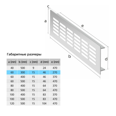 Вентиляционная решетка Благовест белая (300x60 мм) (2шт.) Вентиляционная решетка Благовест белая (300x60 мм) (2шт.)