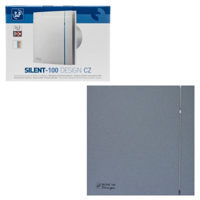 Вытяжной вентилятор Soler Palau SILENT-100 CZ STONE GREY DESIGN 4C Вытяжной вентилятор Soler Palau SILENT-100 CZ STONE GREY DESIGN 4C