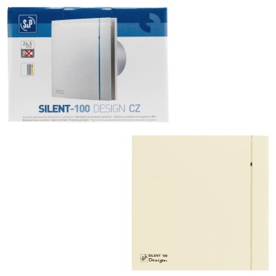 Вентилятор вытяжной бесшумный Soler Palau SILENT-100 CZ MARFIL DESIGN 4C