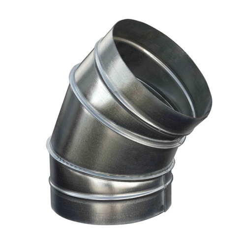 Отвод 45° круглый (оц. сталь) (400 мм)